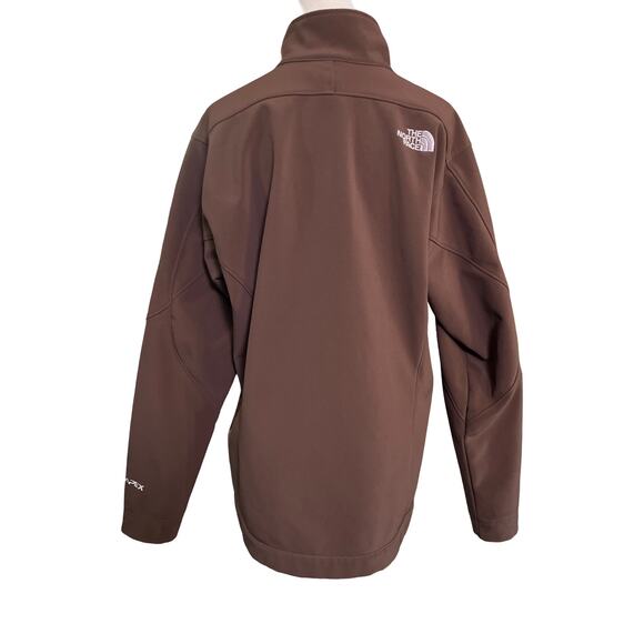 The North Face Apex Brown Softshell Fleece Lined Jacket Women’s XL - Picture 6 of 9